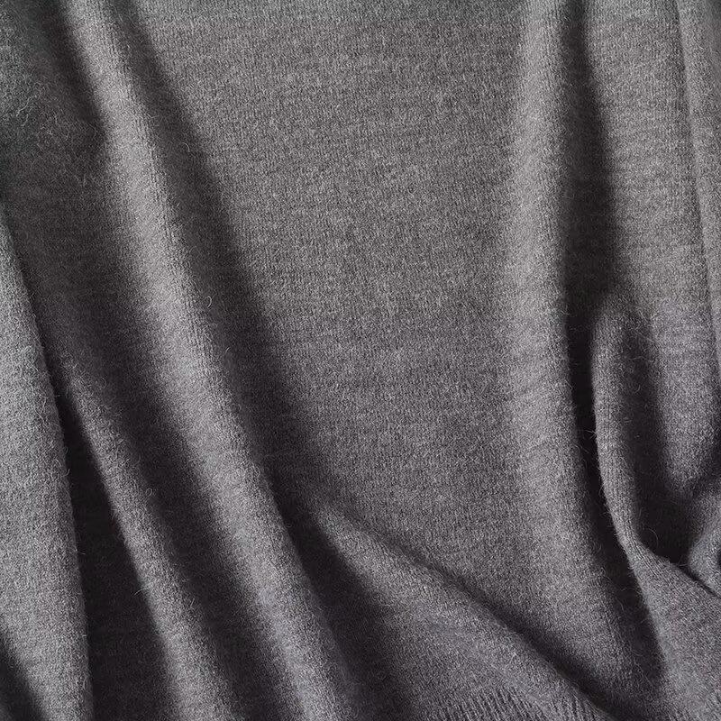 Spring 2025 Women's Slim-Fit High-Neck Long-Sleeve Knitted Sweater