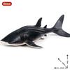 Oenux Ocean Animals Action Figures Sealife Shark Whare Megalodon Model Figurines PVC Home Decoration Kid Cognitive Education Toy