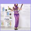 Hot Movie Theme Polyester Glitter Stage Costume For Womens Nightclub Performance