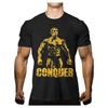Bodybuilding Workout Muscle Men's T Shirt Outdoor Run Fitness Sports Short Sleeve Summer Gym T-shirt Man Fashion Breathable Tops