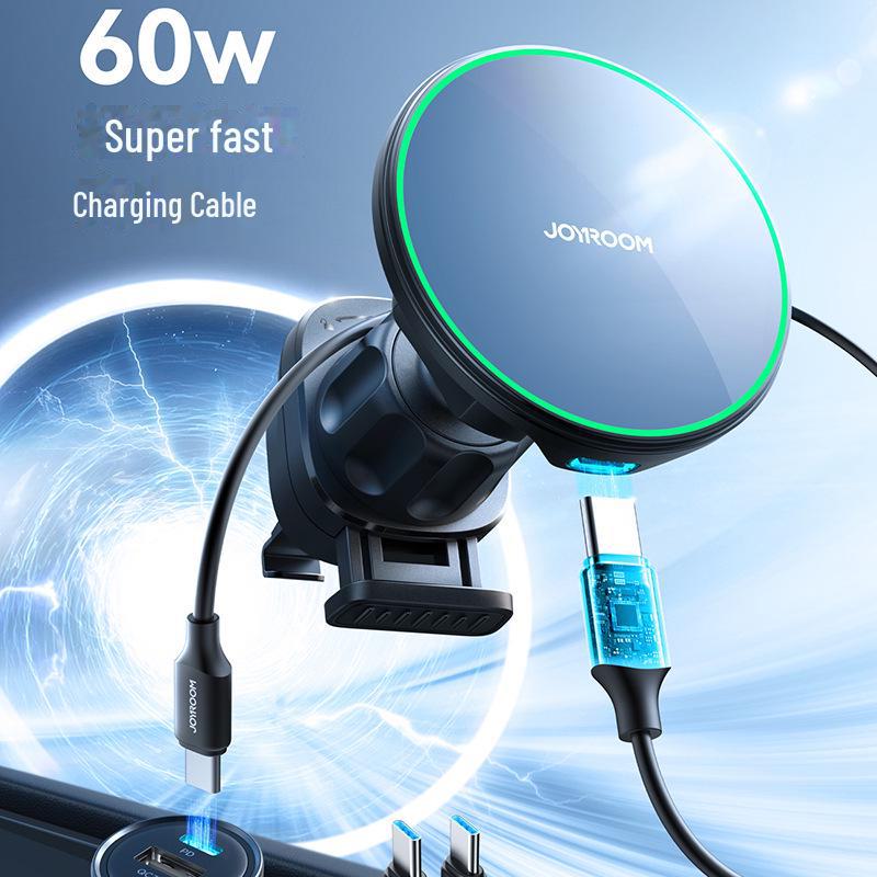 Jiletang 15W Magnetic Wireless Car Charger & Phone Holder
