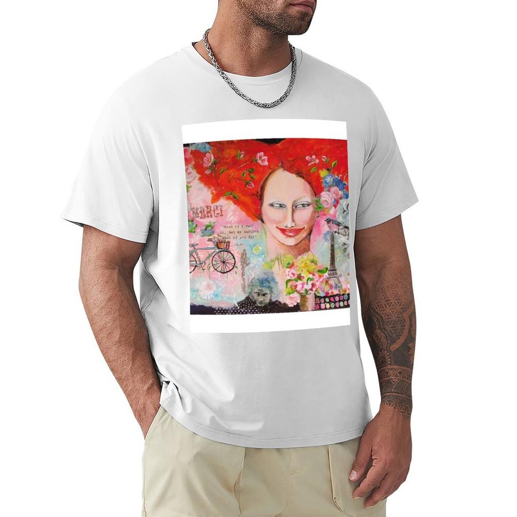 French Girl Tshirt Plus Size Street Style Tee