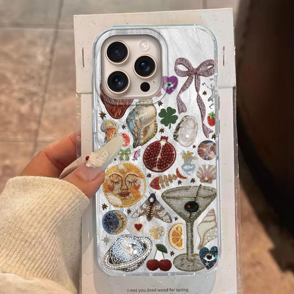 Heart Sun Face Eyes Bowknow Women Girls Phone Case for iphone 16 15 14 7 8 Plus 13 11 12 Pro Max X XS XR SE 2022 2020 16e Cover