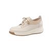 Muffin sole casual single shoes autumn new soft sole comfortable breathable leather surface