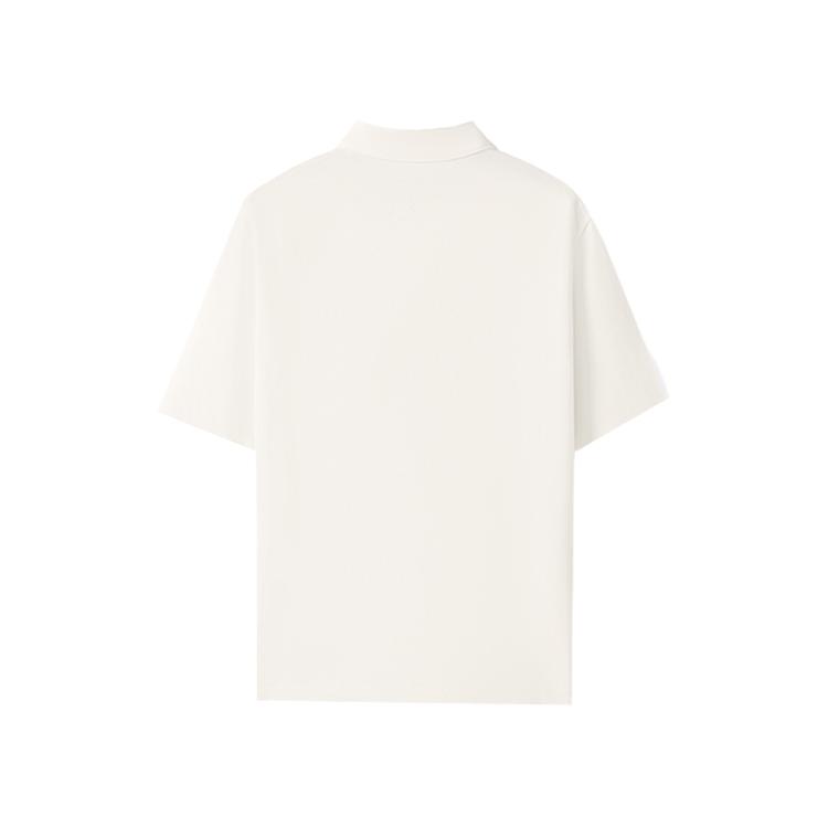 Skechers Breathable Versatile Straight-Cut Short Sleeve Quick-Dry Cool Feeling Sweat-Absorbing Polo Shirt Women Tops Cotton-Candy-White L225W218-0074