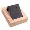 1 Pair Earring Card Holder with Tray for Jewelry Accessory Display  Black