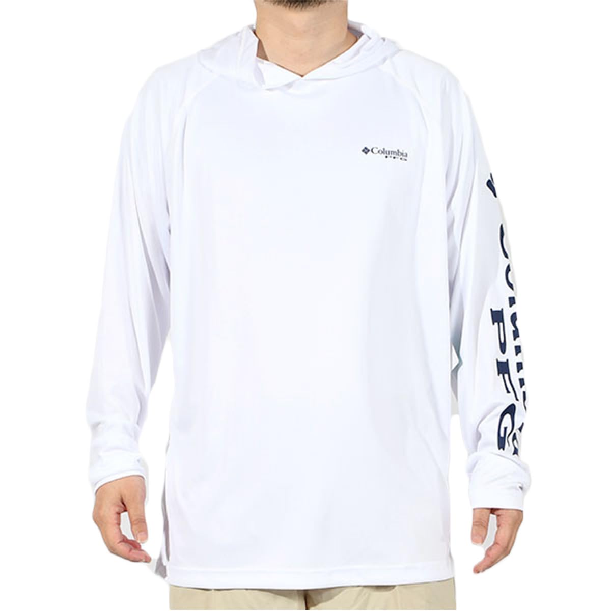 

Columbia Men s Terminal Tackle Hoodie, Lightweight, Long Sleeve, Quick-Drying Pullover Hoodie, Outdoor Wear, Terminal-HD, Size L (100)