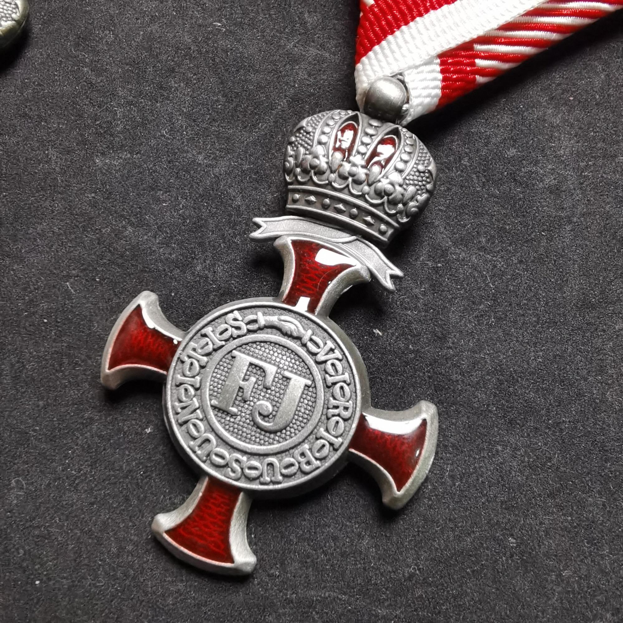 

Austro-Hungarian Gold FJ Cross