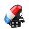 1Pcs Bicycle Bell 6 LED 4 Tone Bicycle Horn Bike Call LED Motorcycle Police Light Electronic Loud Siren Kid Accessories Bike Scooter