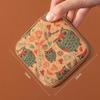 Retro portable jewelry box, small stud earrings, rings, necklaces, hand jewelry storage box, travel, exquisite antique style