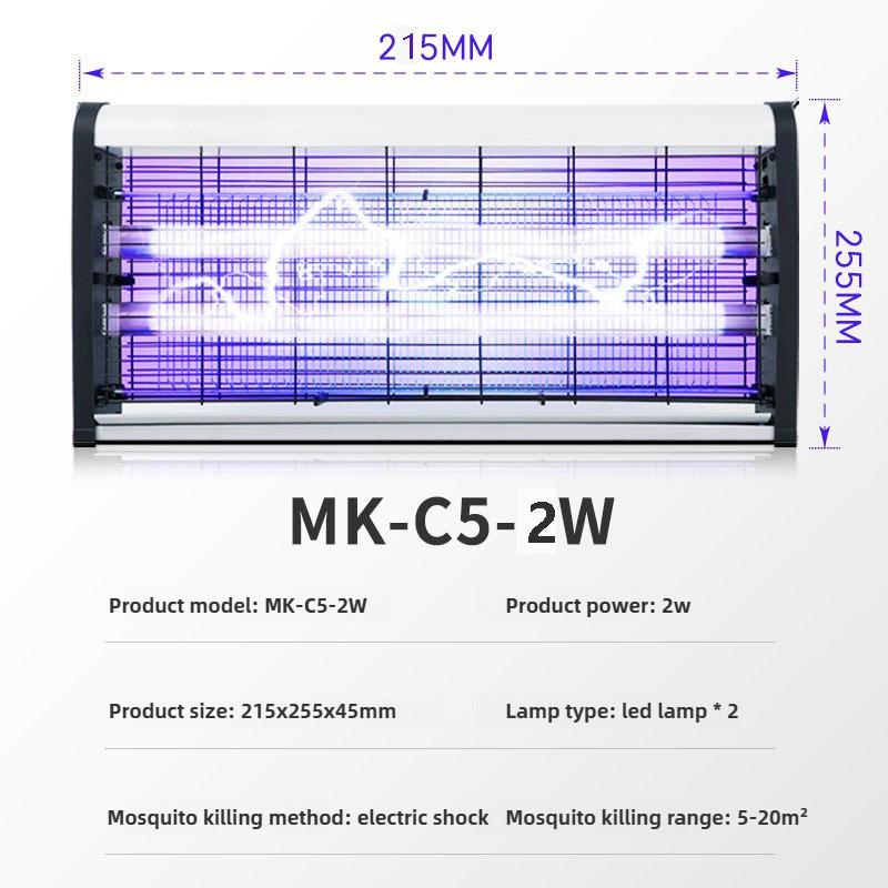 LED Electric Shock Fly Killing Lamp Food Workshop Mosquito Killing Lamp Wall Mounted Mosquito Repellent Lamp Mosquito Catcher