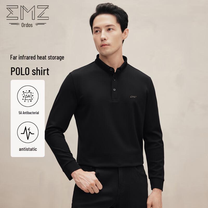EMZ Men's Autumn/Winter Long-Sleeve POLO Shirt 9D7601103