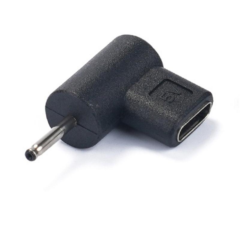 

Адаптер для зарядки ноутбука USB Type C - 5.5x2.5/3.0x1.1/4.0x1.7/4.8x1.7/3.5x1.35/5.5x2.1 мм гнездо 90 градусов