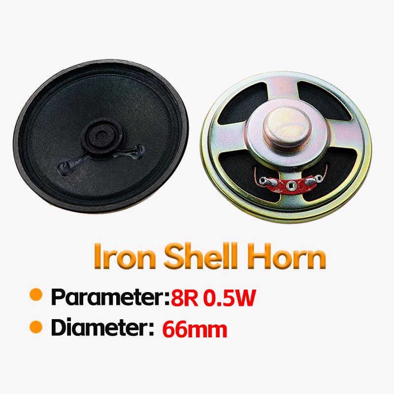2pcs 8R 0.5W Speakers Various Sizes 20mm-66mm Diameter for Audio Equipment Replacement