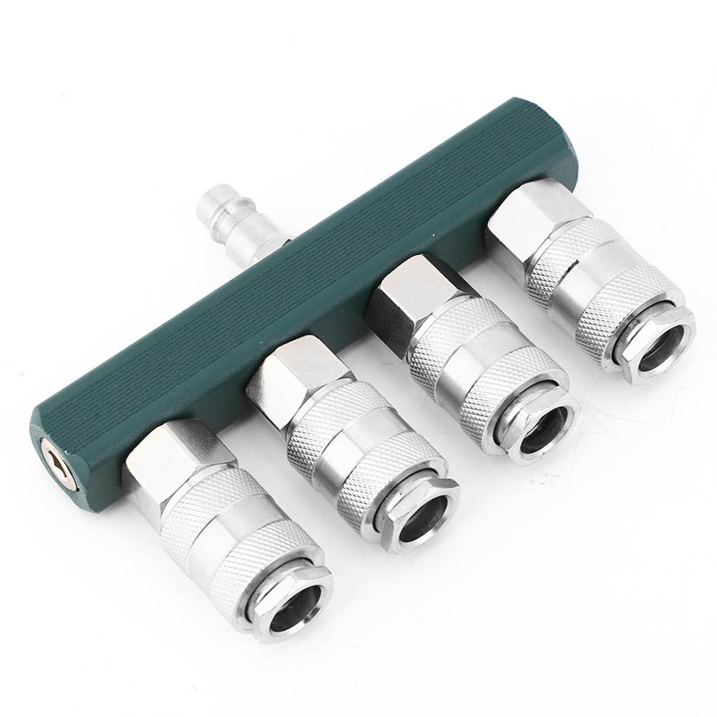 4 Way Quick Connector 1 4in NPT Thread High Quality Air Hose Coupler Pneumatic Fittings