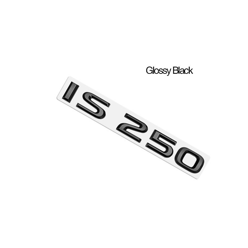 

Metal Emblem Car Sticker Badge Decal Body Trunk Decor for Lexus Hybrid IS250 IS300 ES250 ES260 ES300 ES350 LS400 Glossy Black