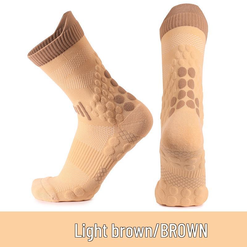 

Мужские и женские спортивные носки до середины икры - Амортизирующие, Влагоотводящие, Нескользящие для бега, баскетбола и бадминтона. One Size [39-45]