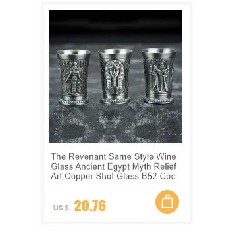 The Revenant Samme Stil Vinglas Oldtidens Egypten Mytologi Relieff Kunst Kobber Snapseglas B52 Cocktail Rusland Sikkim Spiritus Kugle Kop
