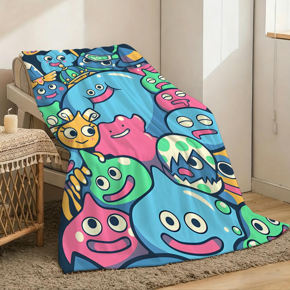 Slime MoriMori Dragon Quest Throw Lightweight 240g Flannel Blanket Soft Skin-friendly for Summer Cooling