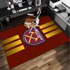Football Club Emblem Office Rug Chair Mat, Game Carpet, Suitable for Front Door, Bedroom, Living Room, Desk, Holiday Gift