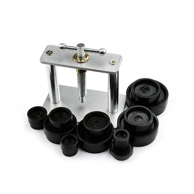 סט מקצועי ללחיצת שעונים, כלי לסגירת גב שעון (CASE) ומתאמים, כלי לתיקון שעונים, ערכת תבניות לשען