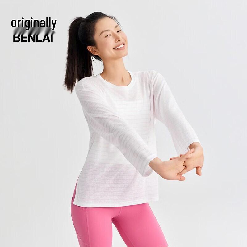 Women's Lightweight Striped Long-Sleeve T-Shirt
