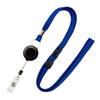 Open Industry Name Tag Retractable Strap, Blue NB-79-1P-BU