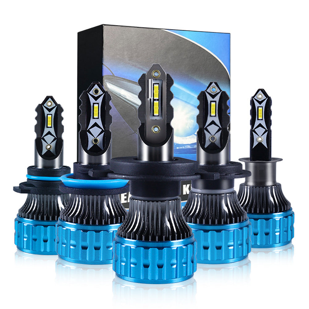 1 buc. Becuri Far Auto H1 H3 H4 H7 H11 9005 9006 LED Far Auto Lampă LED Becuri Fascicul Automobile Lampă 12000LM Lumini Alb