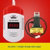 Lingfang Gas Alarm Solenoid Valve: Combustible Gas Straight-Through 1/4 Copper Valve G73