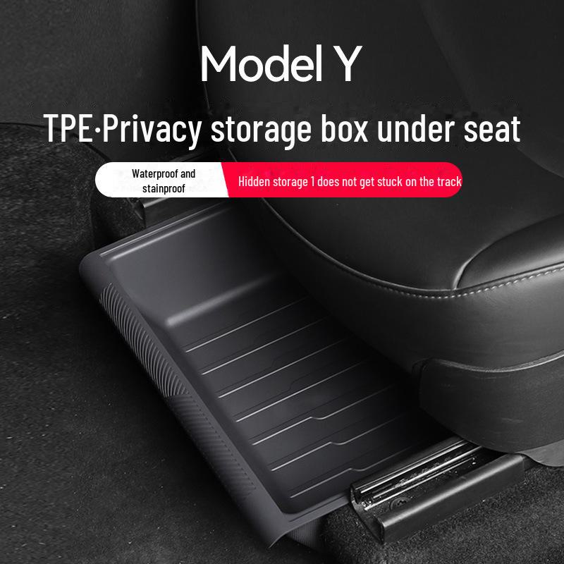 

Tesla Model Y Under-Seat Storage Box - Interior Accessory