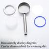1PC 304 Stainless Steel Pressurized Hand-held Shower Head Single Head