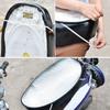 Aluminum Foil Motorcycle Seat Cover Anti-slip Seat Protector Mat Sunscreen Scooter Pad  for Summer