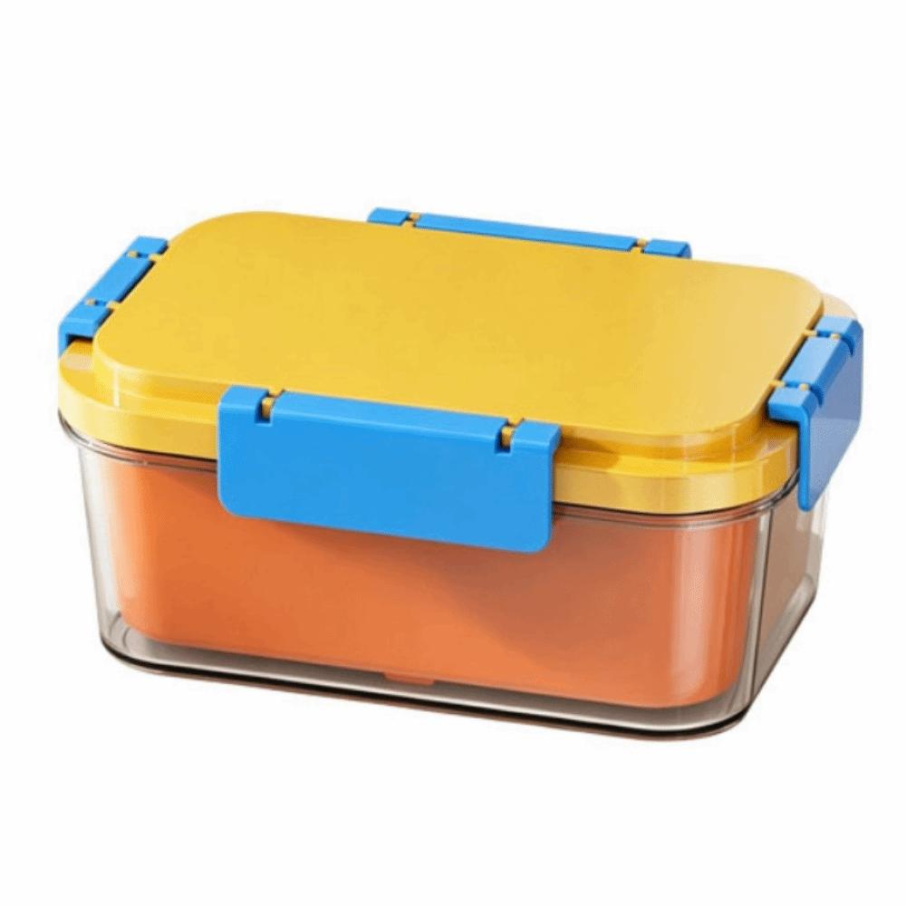 Portable Food Storage Container Reusable Sealed Lunch Box Food Storage Box  Outdoor Picnic Style 2