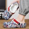 Men Winter Slippers Indoor Comfortable Warm Slippers Summer Removable Sandals Men Casual Non Slip Plush Fur Slippers for Men