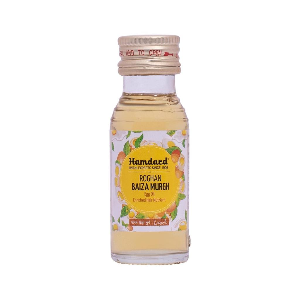 Hamdard Roghan Baiza Murgh Hair Oil 50 Ml Pack Of 2 | Promotes Hair Growth & Healthy Scalp Care