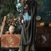 Women Vintage Dresses Spring Chinese Style O-Neck Long Sleeve Patchwork Color High Quality Loose Dress