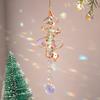 Christmas Handmade Copper Wire Winding Christmas Tree Handmade Sunshine Catcher Creative Production Pendant Car Hanging Original