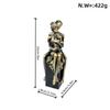Family Of Three Resin Figurine Home Decor Nordic Style Couple Mother Gift Statue