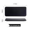 Nordic Matte Black Ceramic Dinner Plate