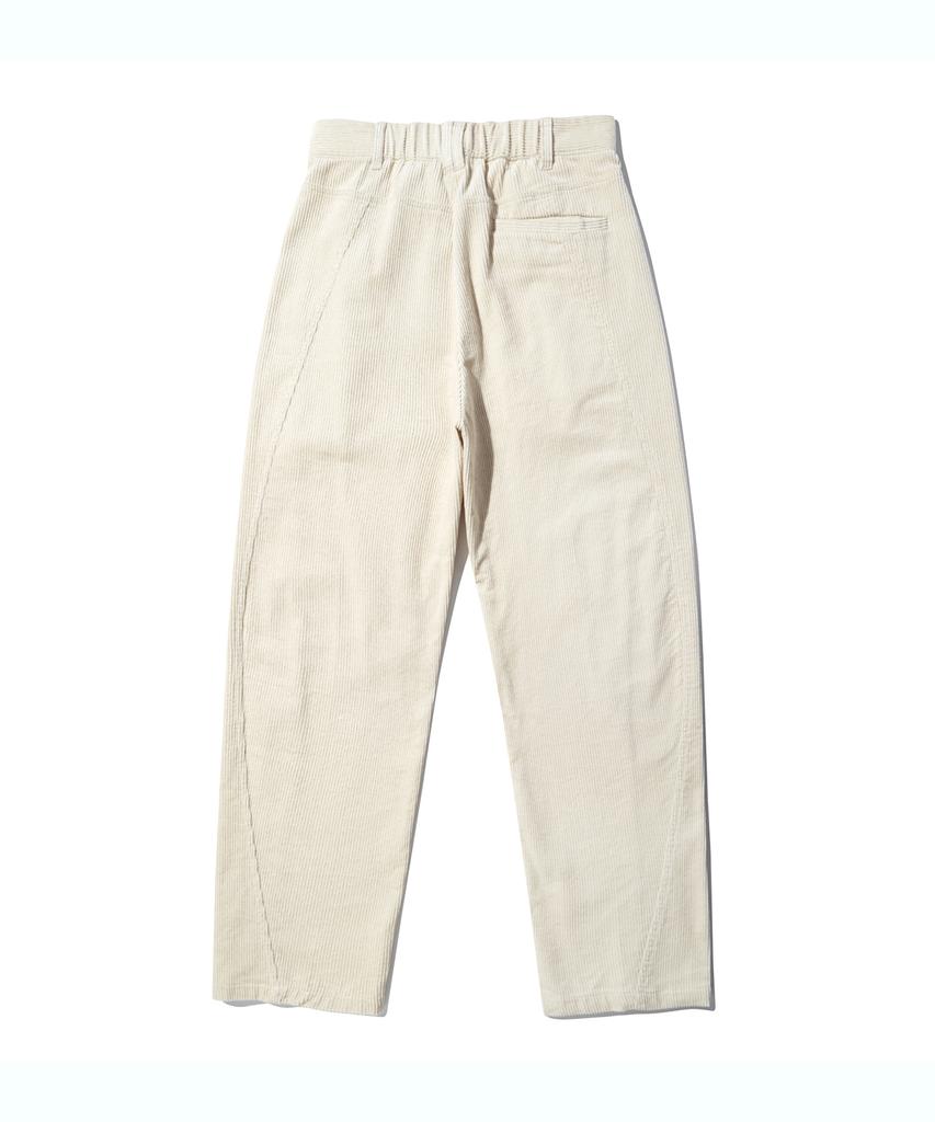 Dirty One Curved Corduroy Pants_Cream
