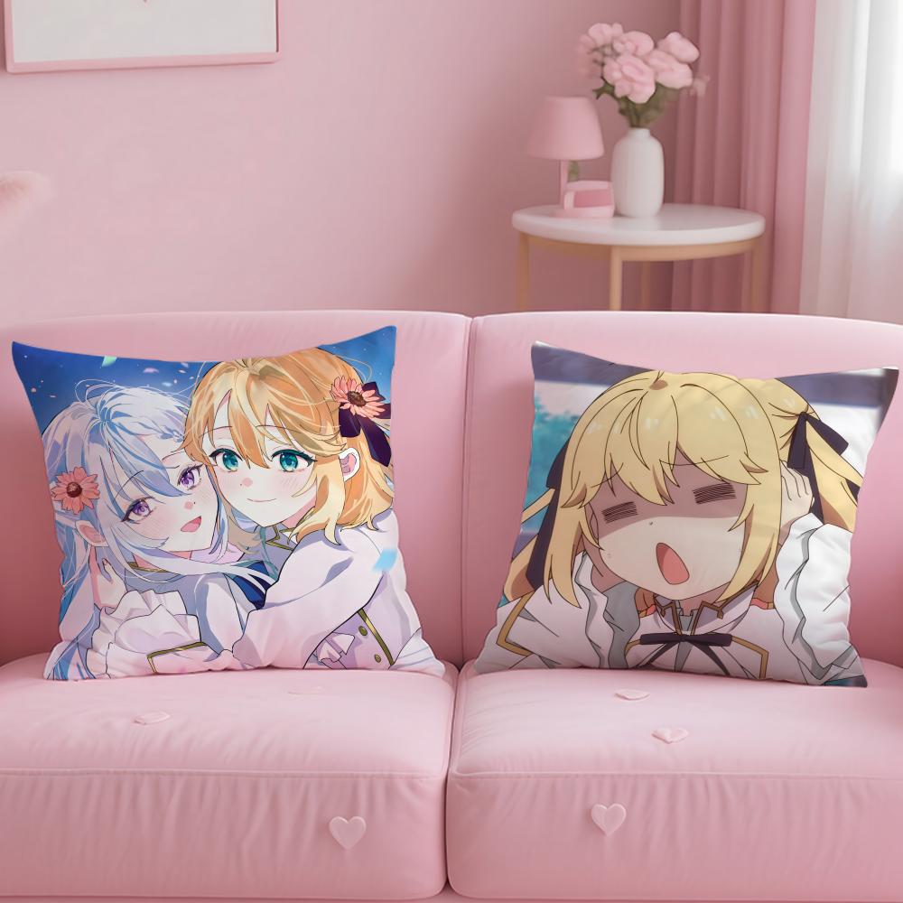 The Magical Revolution of the Reincarnated Princess Cushion Cover Soft  EasyWash Pillow Case  Versatile for Couch Bed Travel