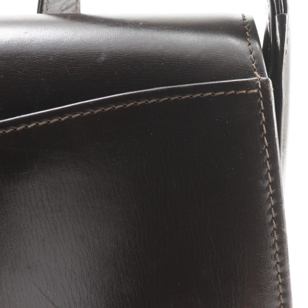 GUCCI Old Gucci Shoulder Bag vintage Brown Calfskin Women Used