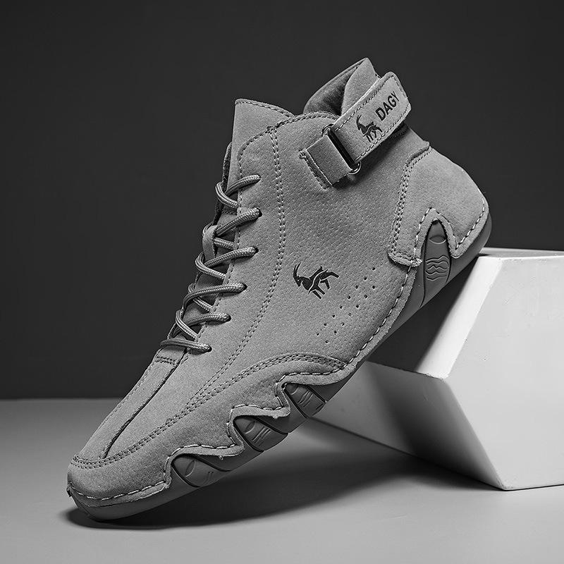 Beliebte Herrenschuhe High-Top Baumwollschuhe Herren Freizeitschuhe Winter Samt verdickte Schuhe Martin Stiefel Herren