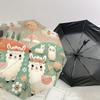 1pc Llama Flowers Pattern Umbrella Design Automatic Opening and Closing Umbrella, High-quality Travel Umbrella, Lightweight and Portable, -74