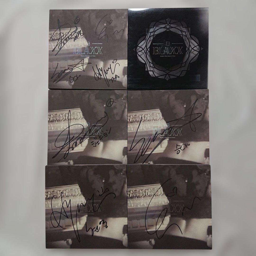 

[USED] Rare K-POP Rainbow Autographed Rainbow BLAXX Album