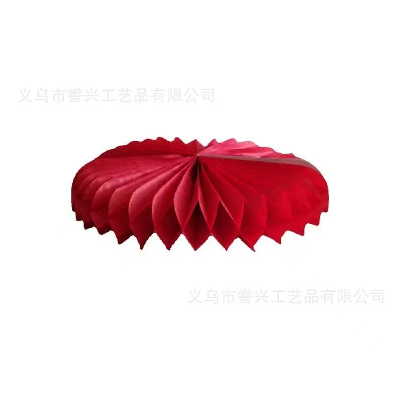 Festive Honeycomb Ornament Birthday Party Theme Decoration 360 Degree Open Fan Table Honeycomb Ball Base Decoration