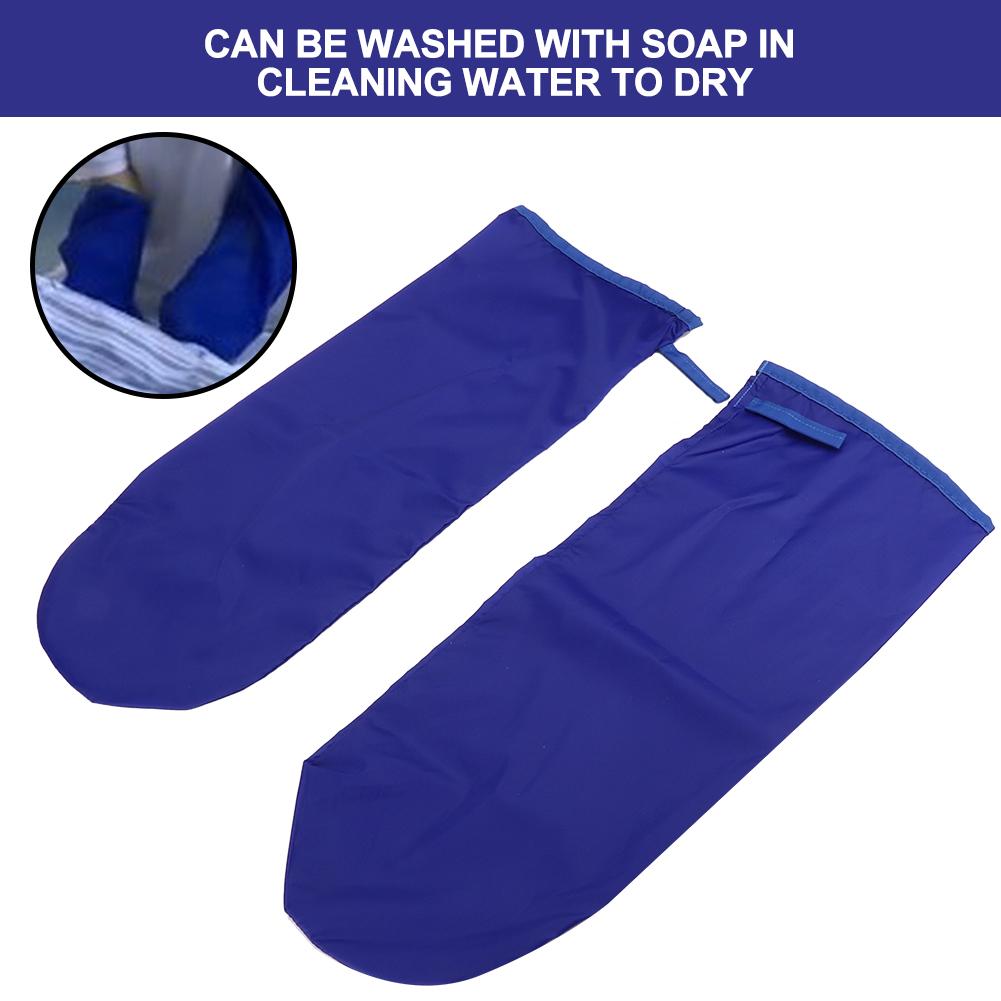 Disabled Patient Elderly Transfer Moving Gloves Bed Nursing Lift Sliding GlovesBlue