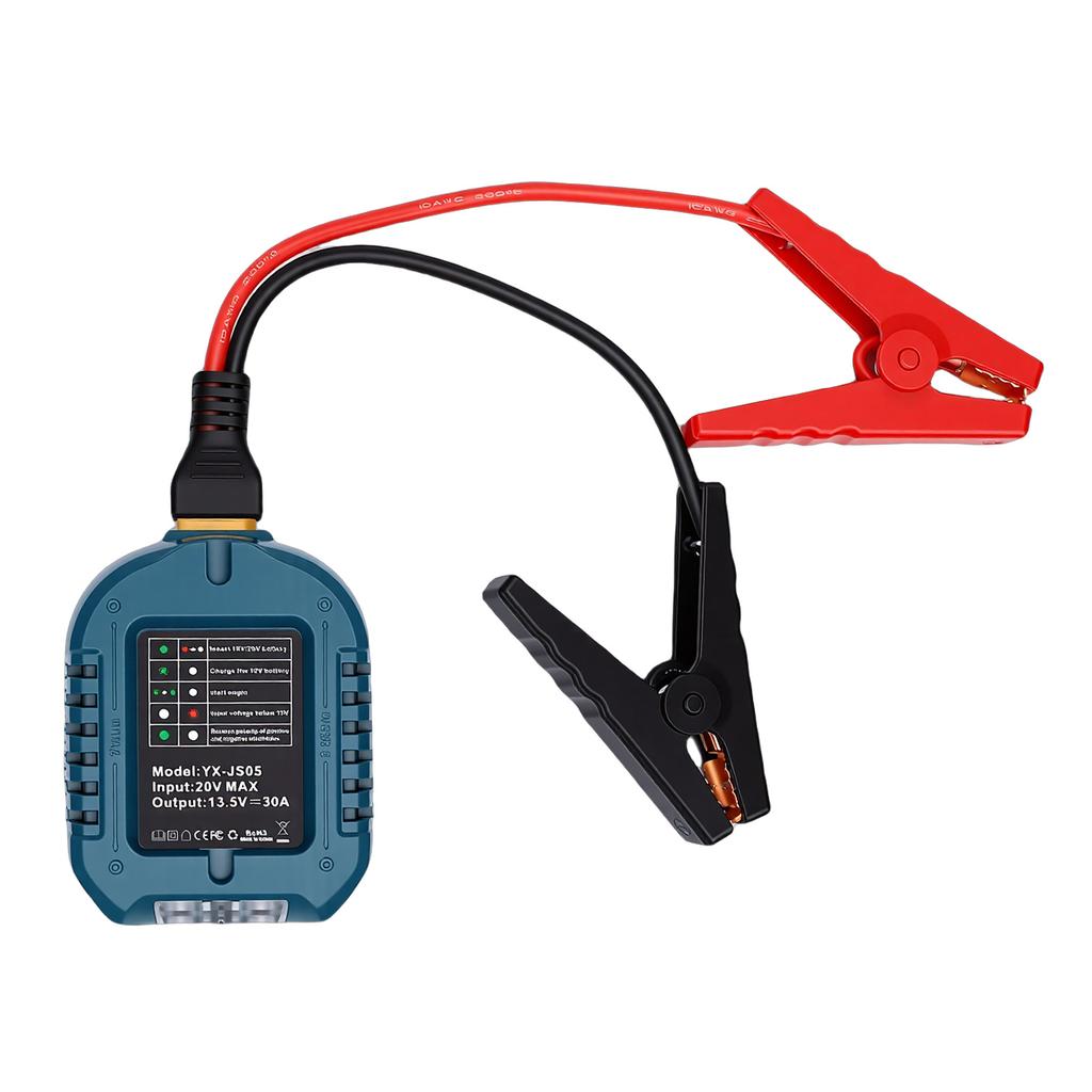 Portable Car Jump Starter Fit for Makita Batteries Battery Emergency 10AWG Heavy Duty Cable Automotive Supplies