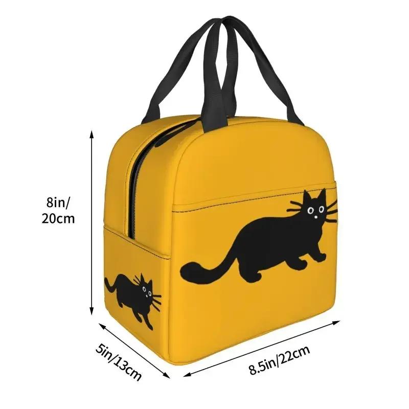 Cat Lunch Bag Women Reusable Cooler Thermal Insulated Lunch Box for School Multifunction Food Bento Box