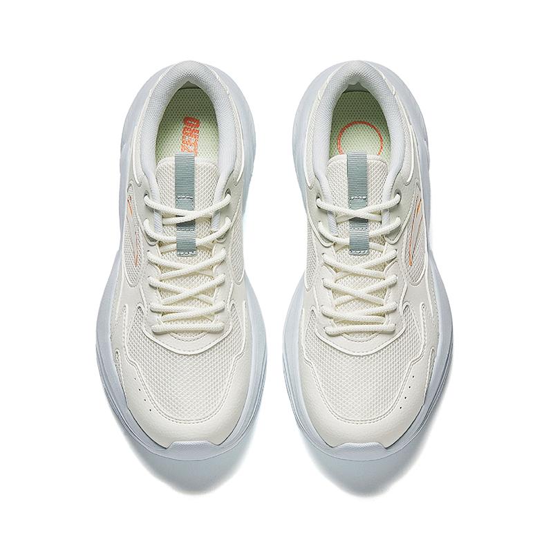 Anta Little Millennium Simple Comfortable Non-Slip Breathable Low-Top Casual Shoes Women sneaker White 922538826-1